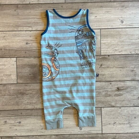 Rags | Disney Star Wars R2D2 and BB8 Tank Romper | Size: 2T - Picture 1 of 5